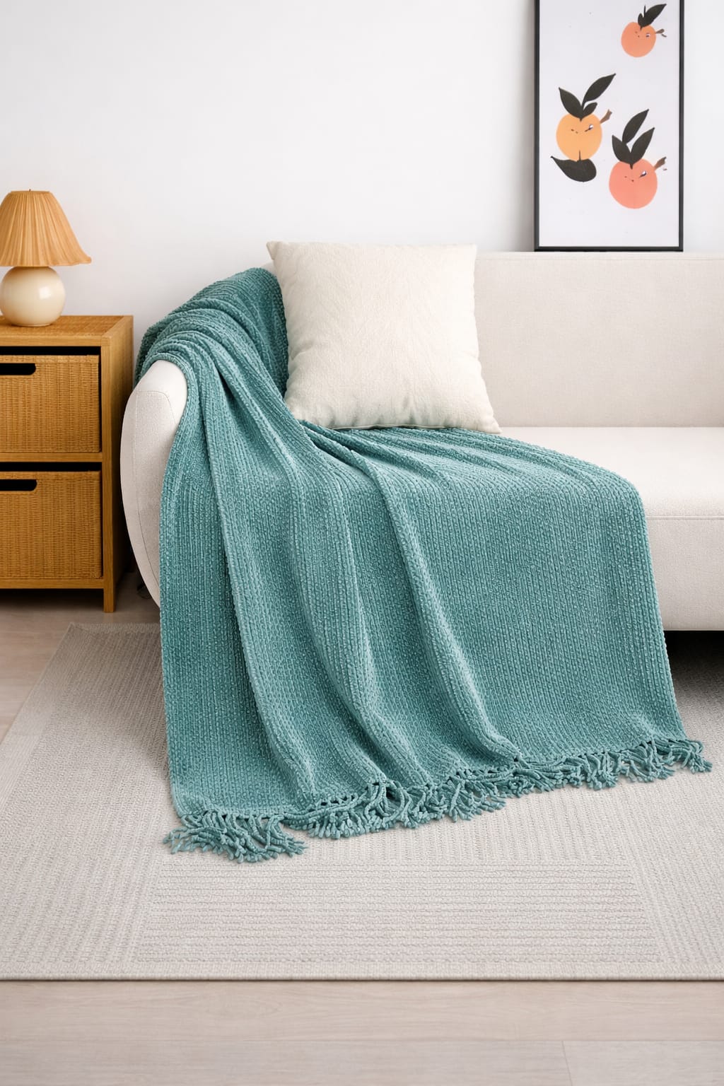 Nordic Knit Throw Blanket