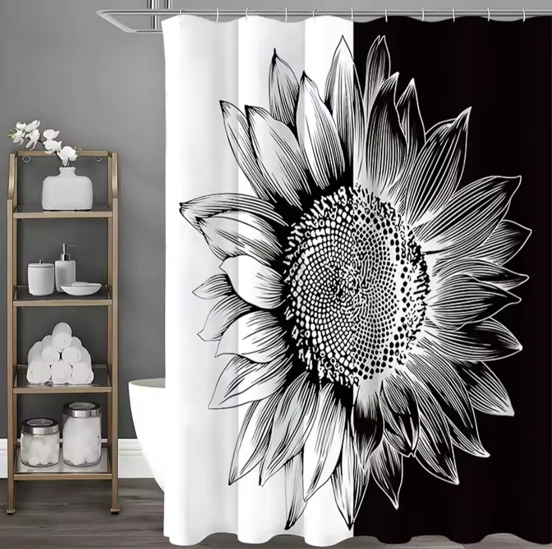 Waterproof high quality shower curtain 180x200cm for modern bathroom and shower use. 🚿✨