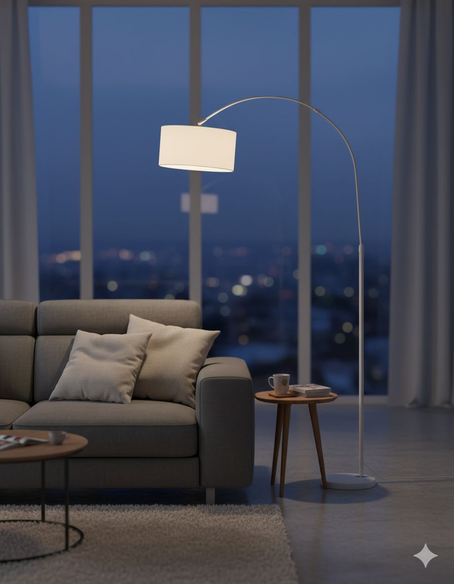 Adjustable Arc Floor Lamp