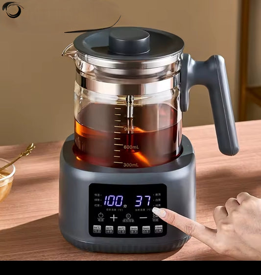 Full automatic steam tea maker 1300 ml modern wellness teapot for home and office use