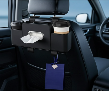 Multifunctional Car Seat Backrest Storage Box