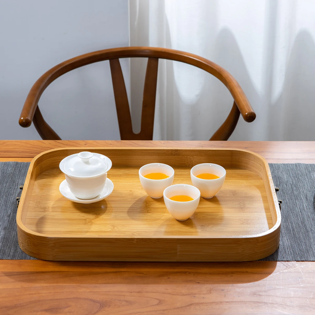 Multi-Functional Bamboo Serving Trays