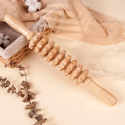 Wood Therapy Massage Tool Rolling Pin