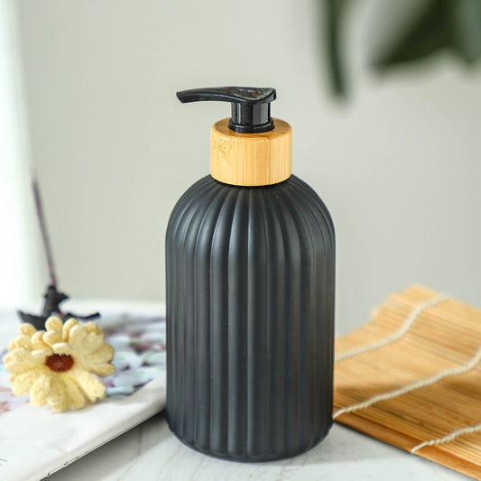 Glass Lotion And Soap Dispenser