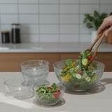 Costa Football Pattern Glass Bowl Set