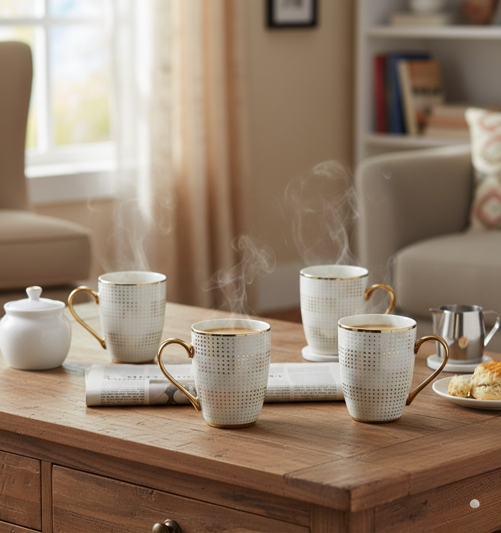 6-Piece Ceramic Mug Set