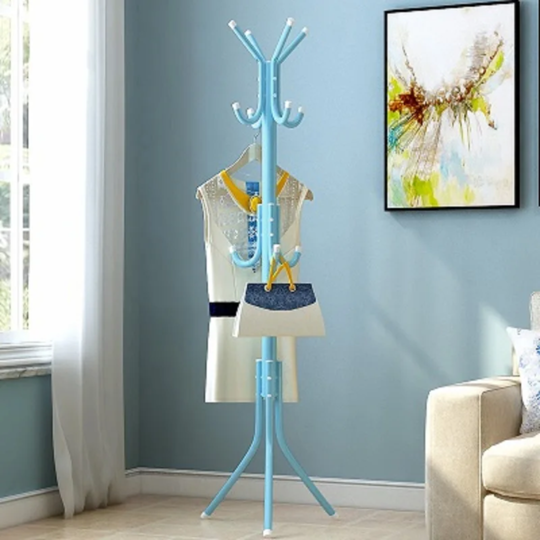 12-Hook Multipurpose Coat & Bag Hanger