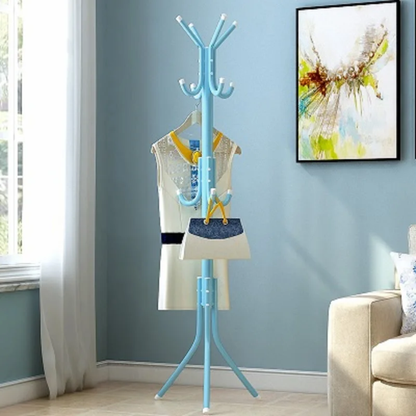 12-Hook Multipurpose Coat & Bag Hanger
