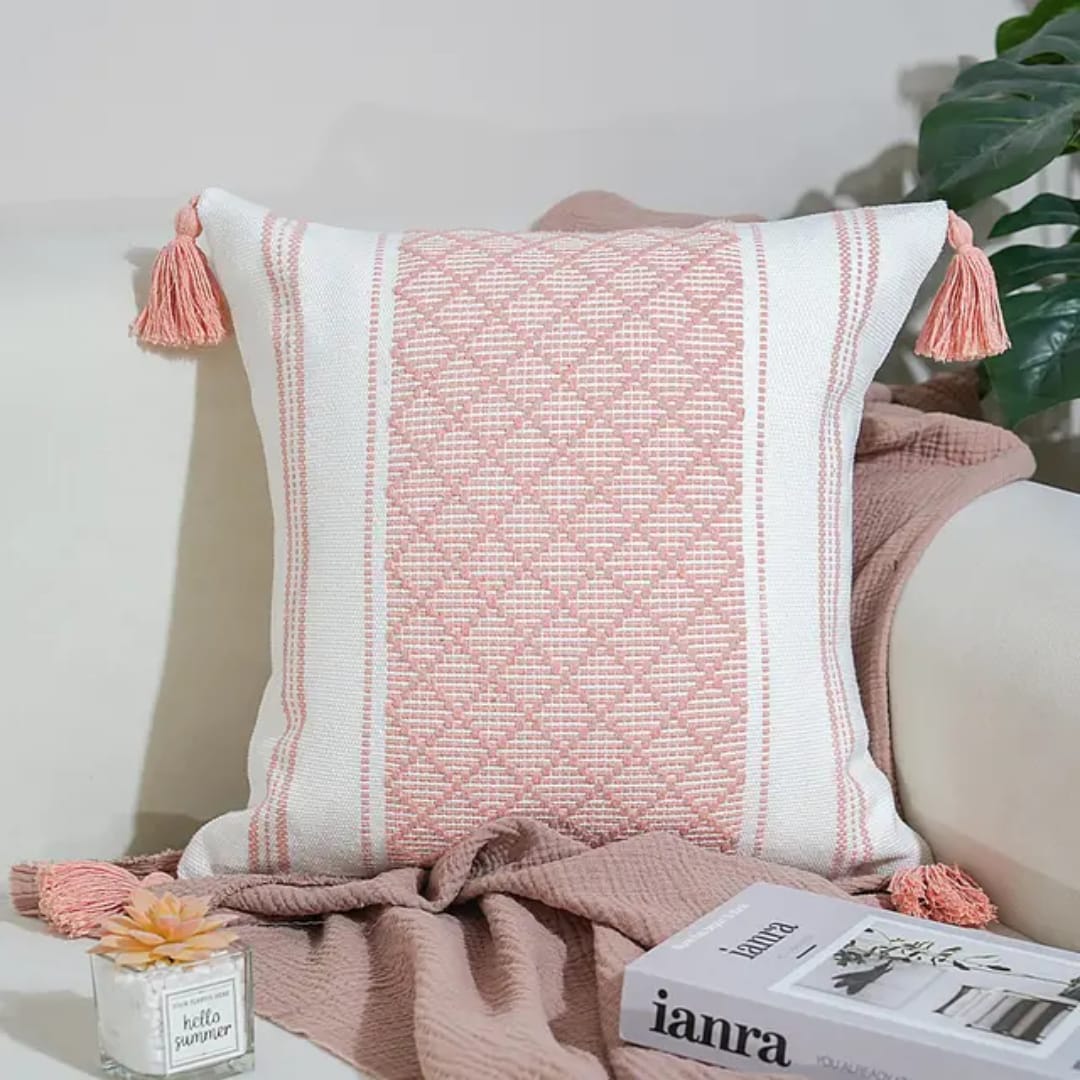 Nordic Woven Throw Pillow Cases
