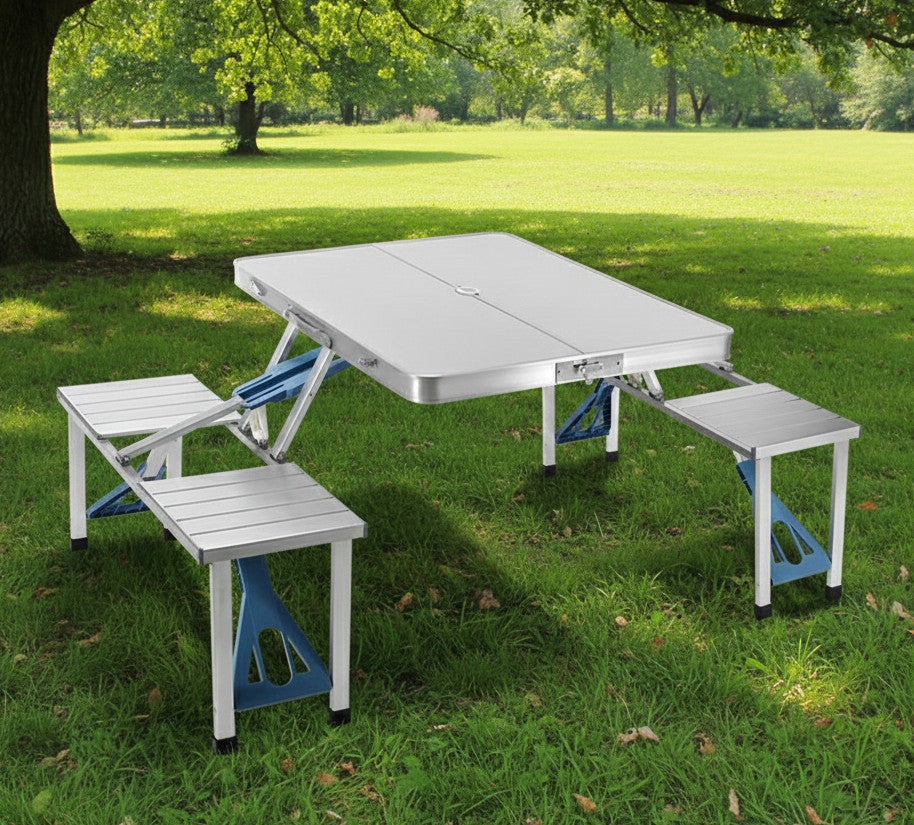 Portable Picnic Camping Table with 4 Seats