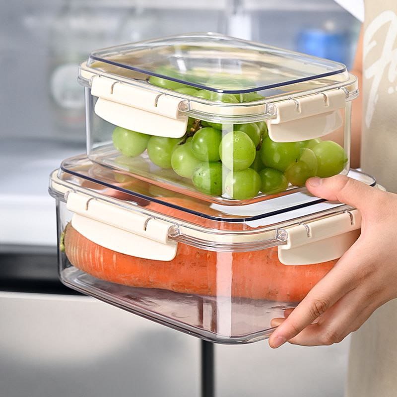 Airtight Clip Lock Lids Food Storage Containers