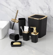 6-Pc Bathroom Accessories Set