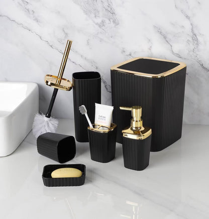 6-Pc Bathroom Accessories Set