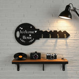 Wall-Mounted Wooden Key Organizer