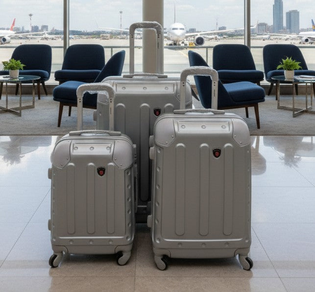 3in1 Fiber Suitcase Set