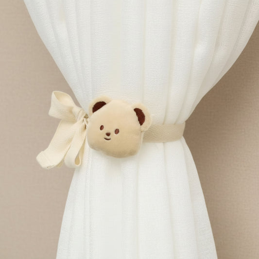 2 Piece Cartoon Bear Curtain Tieback Set