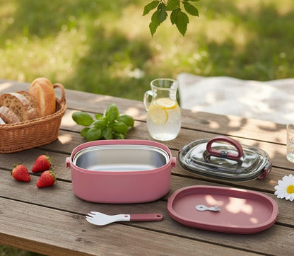 800ML Insulated Lunch Box with Spoon