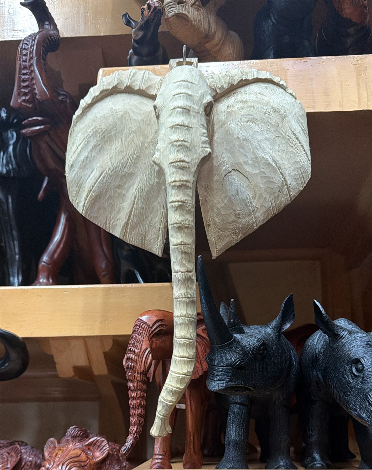 Elephant Head Wall Décor