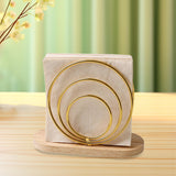 3 Ring Metallic serviette Holder