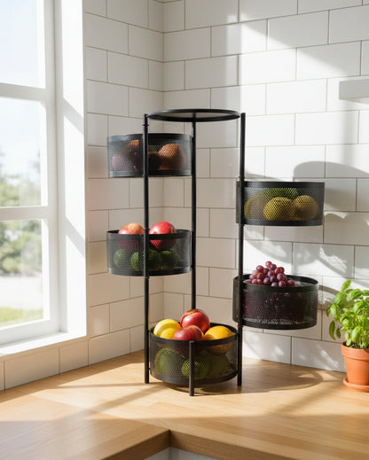 5-Layer Round Fruit Rack