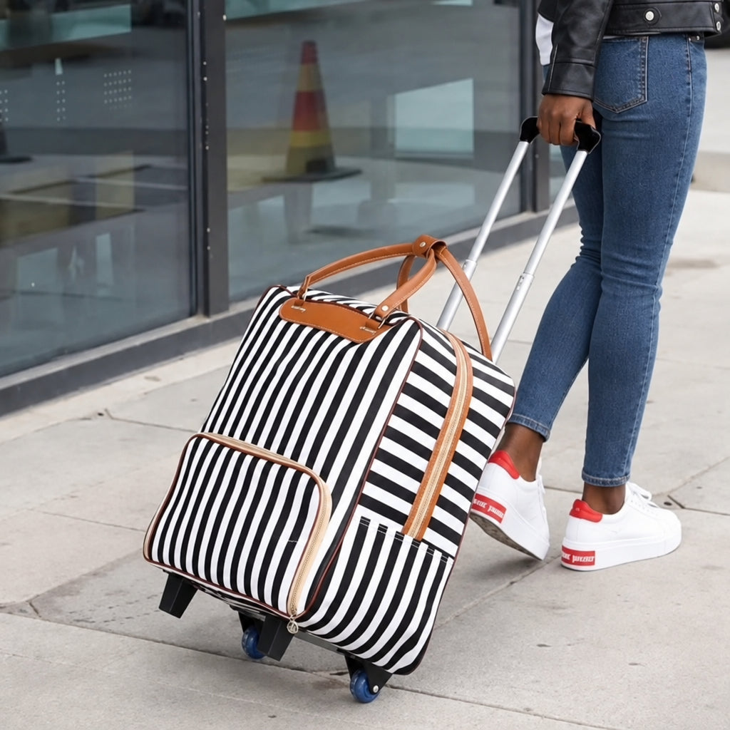 Trolley Travel Bag With 4 Universal Wheels