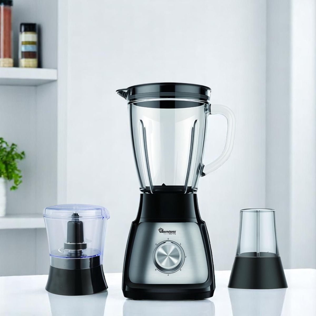 Ramtons  1.5Litres 5-Speed Blender, Mill & Chopper  RM/597