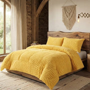 6 × 7 ft heavy warm woolen duvet set with 1 bedsheet and 2 pillowcases for cozy bedroom bedding.