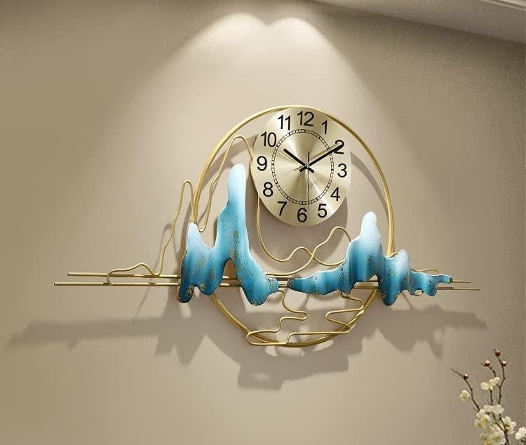 European style iron metal wall clock