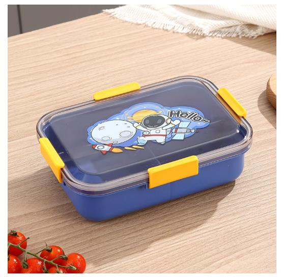 4 Compartment Lunch Box With Spoon
