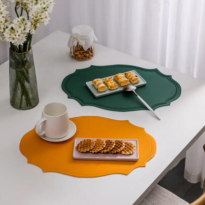 Nordic Leather Anti-slip Table Mats