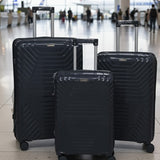 3 In 1 Unbreakable Rubber Suitcase Set
