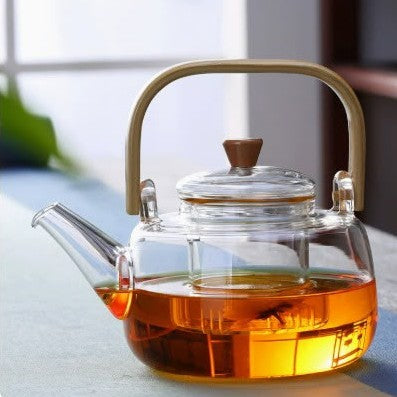Heat Resistant Glass Teapot with Infuser 1 Litre
