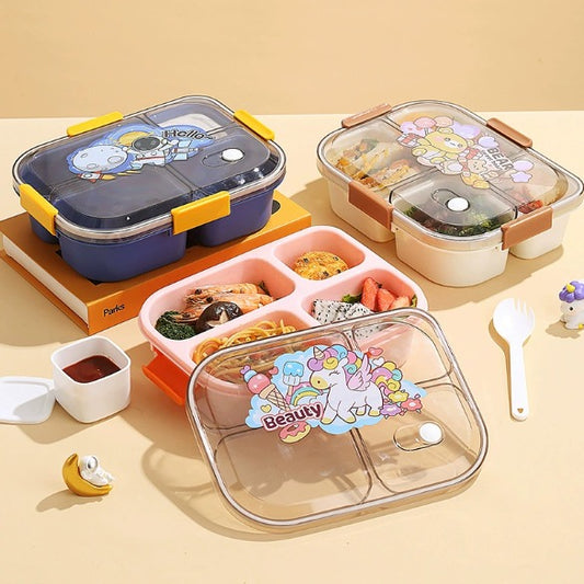 4-Compartment Lunch Box