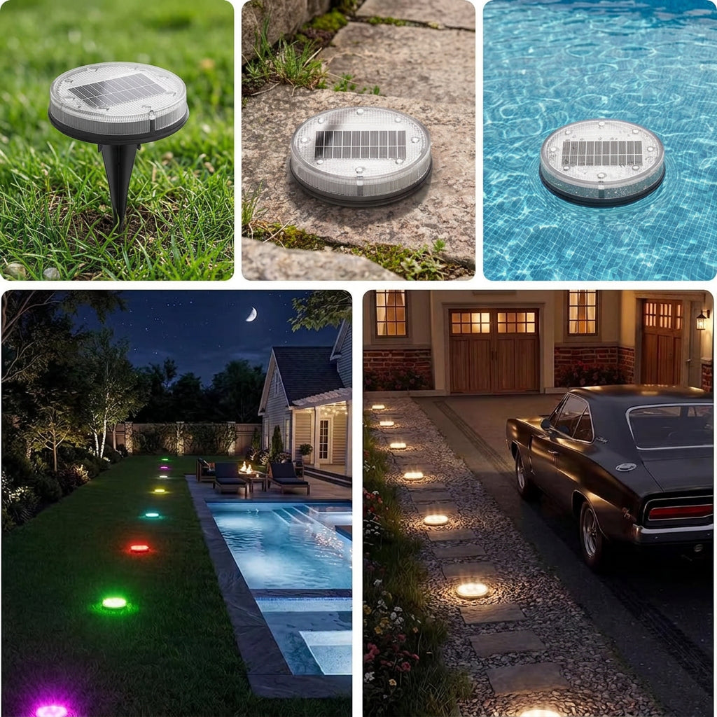 IP65 20Pcs Multicolour Christmas Outdoor Ground Lights