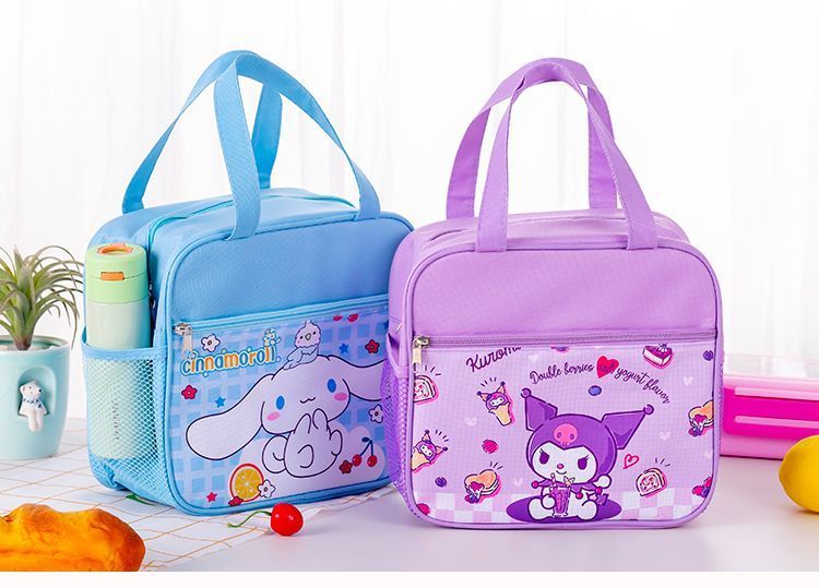 Cartoon Themed Insulated Lunch Bags