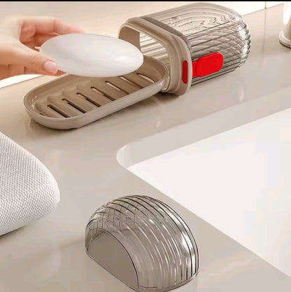 Portable Travel Soap Holder with Case