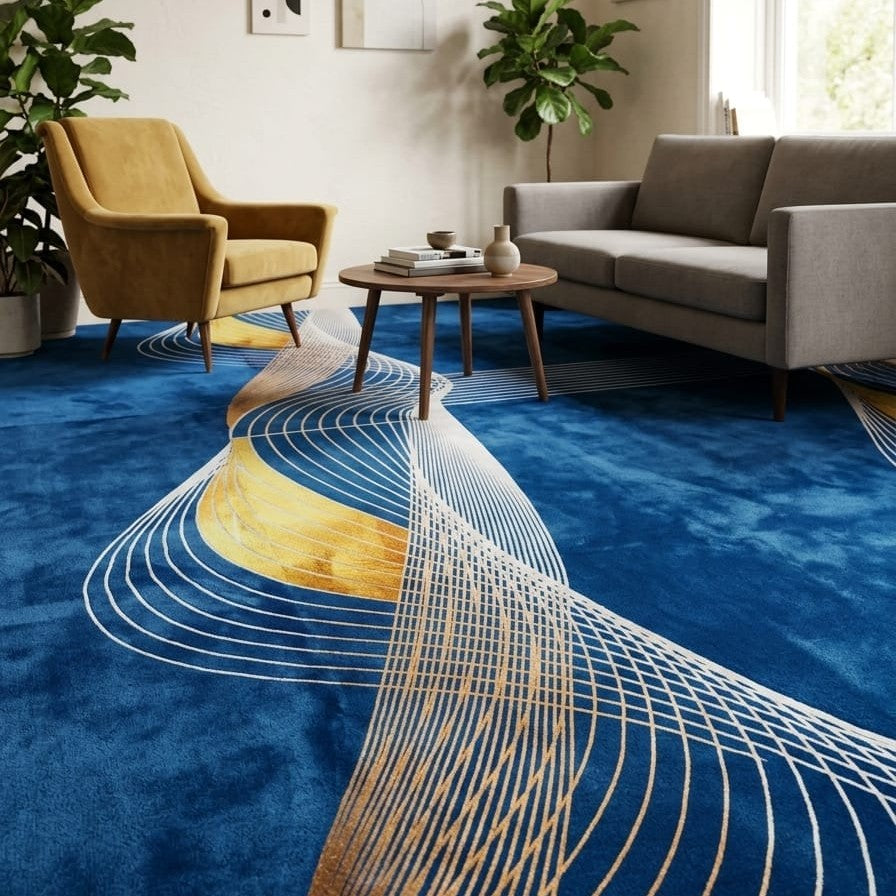 7 × 10 ft Heavy 3D Plush Carpet