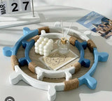 2 in 1 Mediterranean Decorative Sailor Themed Tray