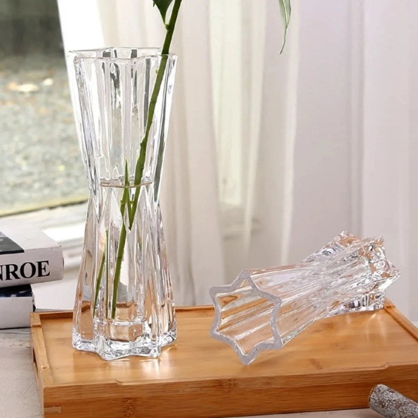 Glass Vase – Star Heavy