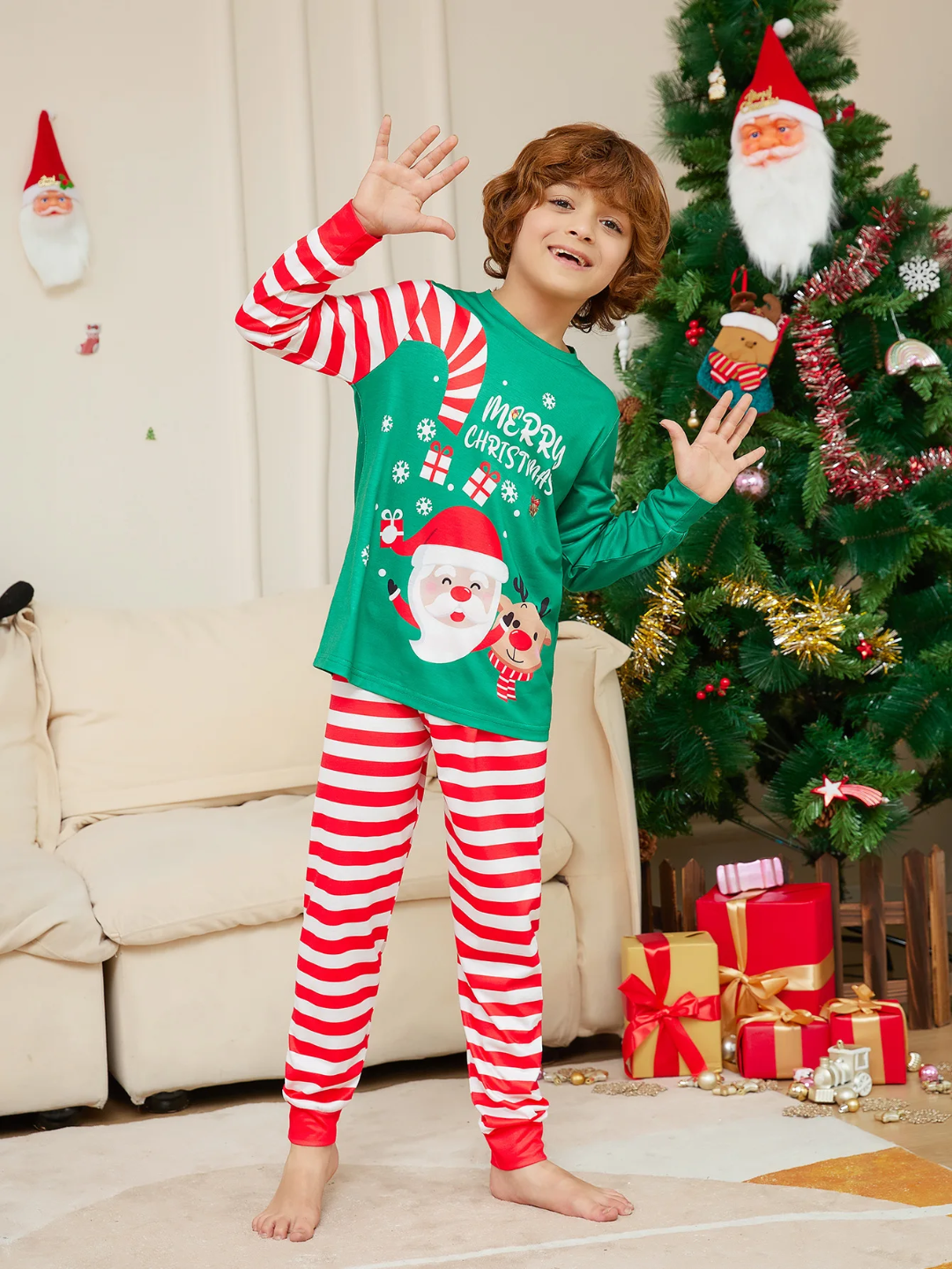 Christmas Pajamas Outfit for Adults and Kids