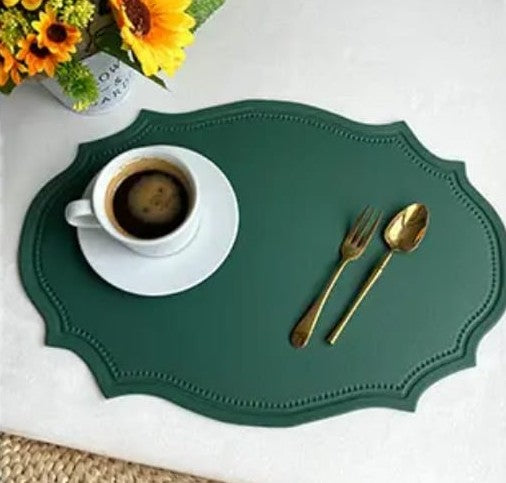 Nordic Leather Anti-slip Table Mats