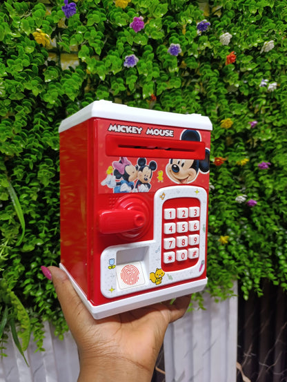 Battery Operated Saving Box with Password & Fingerprint Lock