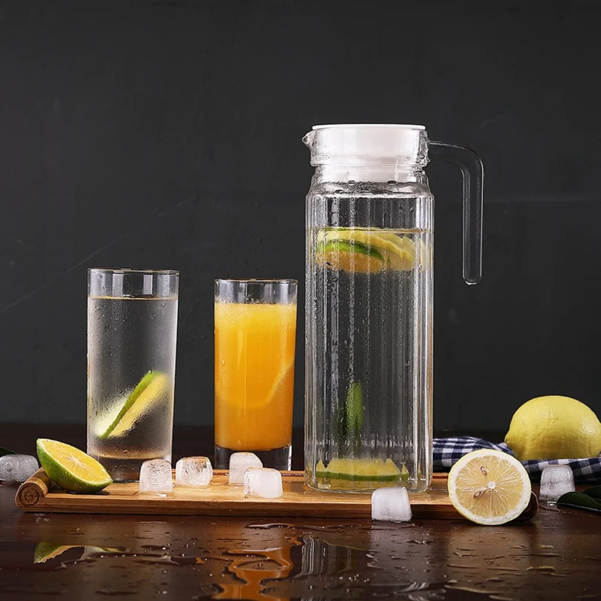 1 Litre Jug With 6 Pieces Drinkwater