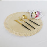 Woven Round Rattan Table Mats