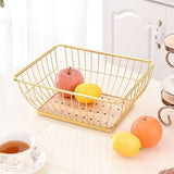 Bamboo Base Rectangle Fruit Basket