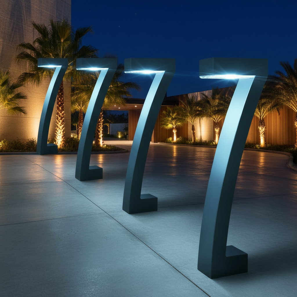 6pcs Solar Garden Pathway Lights