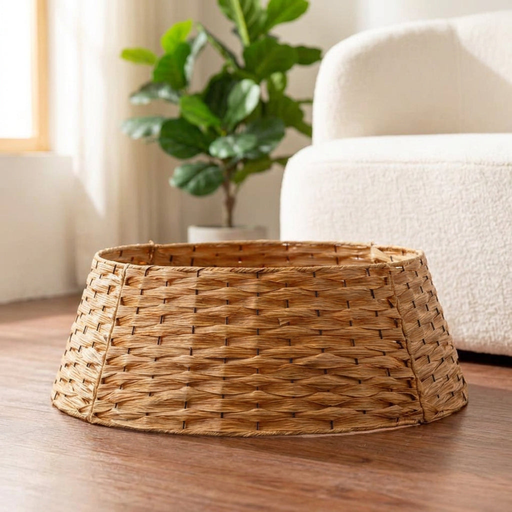 50 × 66 × 22cm Rattan Christmas Tree Skirt for Decorating the Base of a Christmas Tree available in Nairobi, Kenya