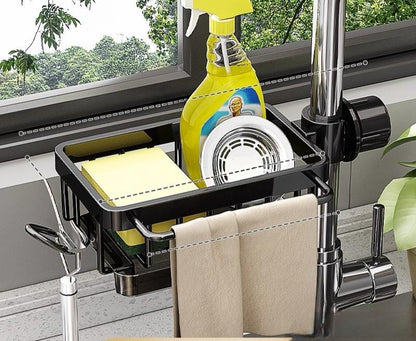 Faucet Drain Rack Kitchen Sink Organizer