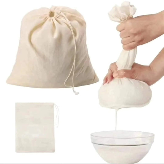 Drawstring cheese cloth