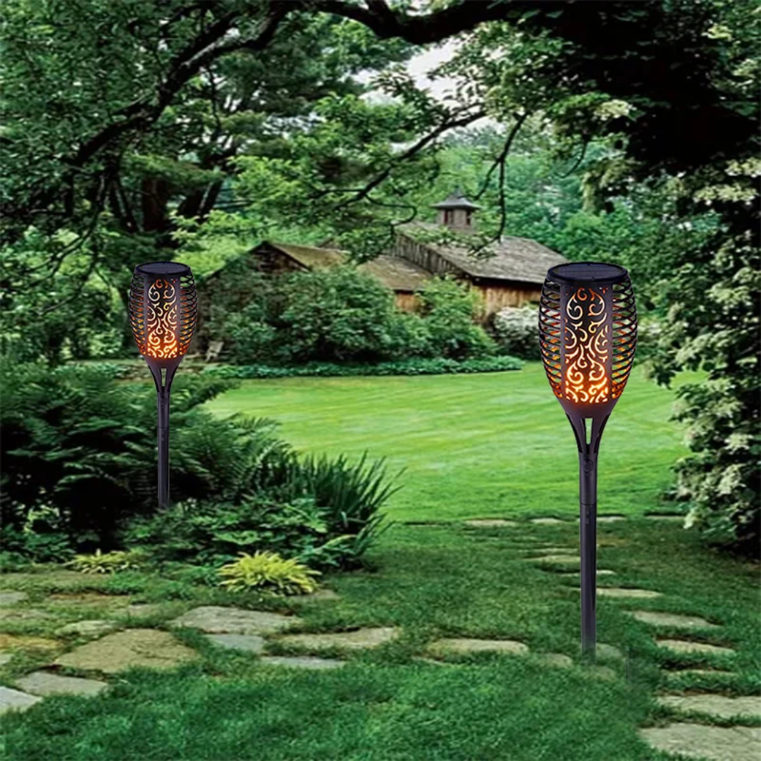 6Pc LED Solar Flame Lamps